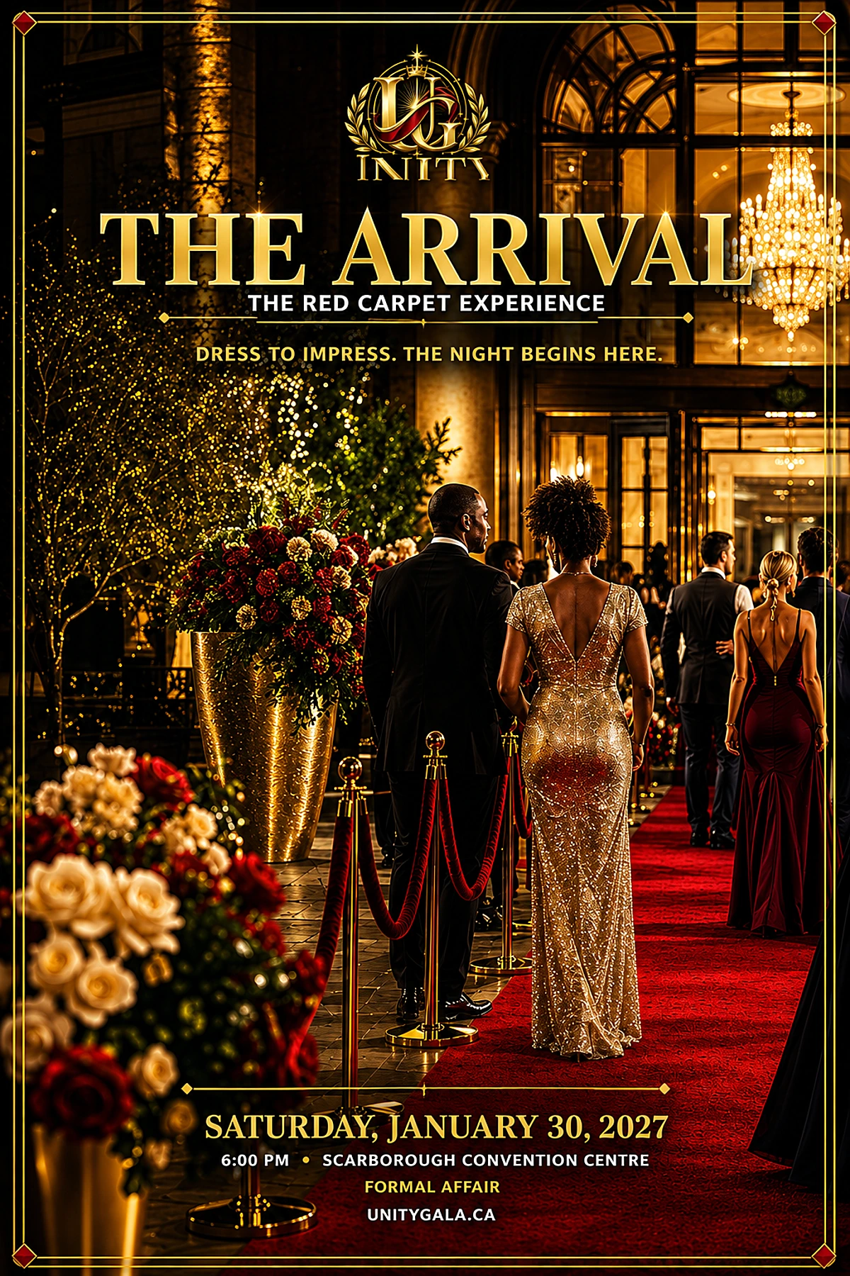 Unity Gala poster: The Arrival