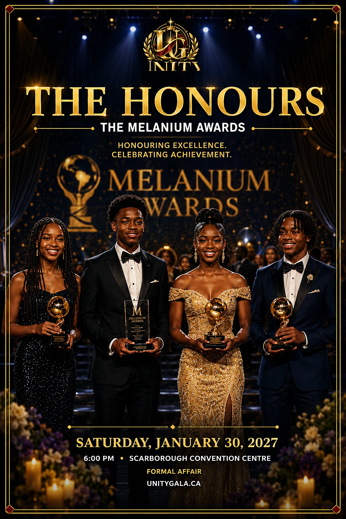Unity Gala poster: The Honours